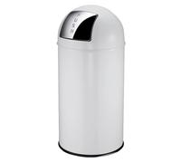 EKO - Pushcan 40 Liter - Steel - Weiß