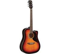 EKO GUITARS - RANGER CW EQ Brown Sunburst, Guitare Acoustique CW Électrifiée, Table Épicéa, Dos et Éclisses Tilleul, Manche Bouleau, Touche Roupanà 20 Frettes, Brown Sunburst
