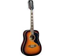 Eko Ranger Xii Eq Vintage Reissue Dreadnought Honey Burst 12 cordes électro G