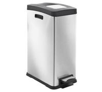 EKO - Rejoice Poubelle à pédale 30 litres - Acier inoxydable Plastique - Acier inoxydable mat