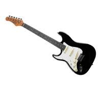 EKO ST300 Black Gaucher Guitare électrique gaucher