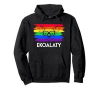 Ekoalaty Koala Face Visage Drapeau Arc-en-Ciel Égalité LGBT Sweat à Capuche