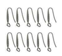 Ekoama Boucles d'oreilles à ressort en acier inoxydable avec mécanisme de verrouillage sécurisé pour un usage quotidien et des occasions spéciales