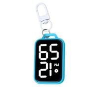 Ekoama Petite montre numérique porte-clés pour étudiants et avec affichage précis de l'heure, accessoires d'horloge électronique