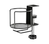 Ekoama Porte-gobelet de bureau multifonction avec plateau de déversement pour bureau, maison, cuisine, organisation et rangement
