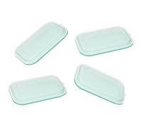 Ekoama Récipient de rangement de qualité alimentaire pour réfrigérateur, transparent, empilable, bac de rangement pour réfrigérateur de cuisine