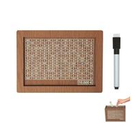 Ekoama Tirelire en bois avec fonction de comptage des devises européennes pour la décoration de la maison et l'éducation financière