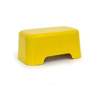 EKOBO - Marchepied Enfant - Marche en Fibre de Bambou - pour Salle de Bains, Cuisine, Toilettes - sans BPA, sans Vernis, sans Plastique - Jaune