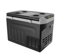 EKOJUCE Réfrigérateur électrique 12 V à compresseur de 30 L, réfrigérateur 12 V - 15,6 °C ~ 20 °C, réfrigérateur de voiture 12/24 V CC et 110-240 V AC pour camping, écrasement, voyage, maison