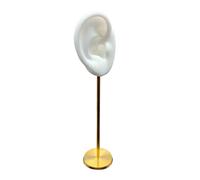EKOKIM Boucle d'oreille présentoir, Silicone Oreille modèle Boucle d'oreille présentoir, Oreille Humaine modèle Boucle d'oreille Rack, pour Les Bijoux Boucle d'oreille Affiche (Blanc à Droite)