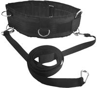 EKOKIM Ceinture de résistance d'entraînement en Cours d'exécution, Bande de résistance en Nylon, Ceinture de Gymnastique pour Tirer Le traîneau, Courroie de poulie de Gymnase avec des Anneaux