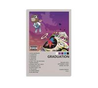 EKoKim Kanye West - Poster décoratif sur toile pour album de remise de diplôme, décoration murale moderne pour chambre à coucher (40 x 60 cm)