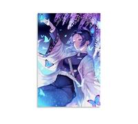 EKoKim Poster décoratif sur toile Demon Slayer Shinobu Kocho - Décoration murale moderne pour chambre à coucher - 20 x 30 cm