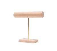 EKOKIM Présentoir à Bijoux en Bois Rack Tour Bracelet Support de Rangement Organisateur, Bracelet Chouchou Titulaire Affichage pour Chouchous Vitrine, Bijouterie (19.5 cm)