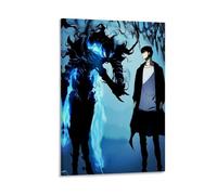 EKoKim Solo Leveling Anime Art Poster décoratif sur toile pour chambre à coucher 30 x 45 cm