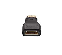 ekon Adaptateur HDMI Mini HDMI, Adaptateur Vidéo, HDMI Adapter, Adaptateur HDMI pour Caméra, TV, Smart TV, Moniteur, Wii, Nintendo Switch, Playstation, Ordinateur Portable, PC