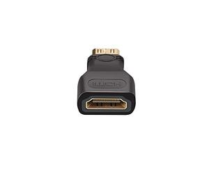 ekon Adaptateur HDMI Mini HDMI, Adaptateur Vidéo, HDMI Adapter, Adaptateur HDMI pour Caméra, TV, Smart TV, Moniteur, Wii, Nintendo Switch, Playstation, Ordinateur Portable, PC