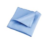 EKON Chiffon en microfibre lavable - 20 x 20 cm - Idéal pour écrans et écrans - Réutilisable - Bleu clair