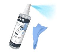Ekon Display écrans Spray avec tissu en microfibre, 250ml, Kit de nettoyage pour moniteurs, ordinateurs portables, appareils photo, caméscopes, MacBooks, téléviseurs, Smart TVs, Smartphones, Tablettes