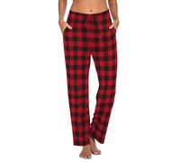 Ekouaer Pantalon De Femme 100% Coton Femme Bas de Pyjama Doux Modal Pantalon Long Vêtements de Nuit avec Poches