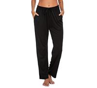 Ekouaer Pantalon De Femme 100% Coton Femme Bas de Pyjama Doux Modal Pantalon Long Vêtements de Nuit avec Poches