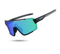 EKOZACK Lunettes de soleil de cyclisme pour homme et femme - Pour conduite, pêche, VTT, baseball, protection UV - Vert miroir