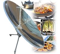 EKOZOO Cuisinière Solaire Portable 61in 2000W, Extérieur, Cuisson, Vapeur, Concentrer, Camping, Sun Camper Cooker, All Season