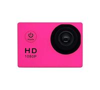 Ekrfxh SJ4000X Caméra d'action étanche pour le sport, grand angle 140°, Full HD, écran LCD de 2", 12 MP, pour cyclisme, équitation, vlog sous-marin 30 m avec de nombreux accessoires (rouge)