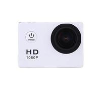 Ekrfxh SJ4000X Caméra d'action étanche pour le sport, grand angle 140°, Full HD, écran LCD de 2 pouces, pour cyclisme, équitation, Vlog sous l'eau 30 m avec de nombreux accessoires (blanc)