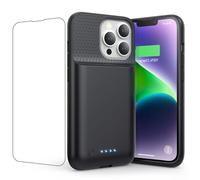 Ekrist Coque Batterie pour iPhone 13/13 Pro/14, 7500mAh étui Rechargeable avec Batterie Externe Chargeur Coque Batterie pour iPhone 13/13 Pro/14 [6,1"] Batterie Protection Power Bank Charger Case