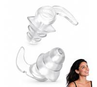 EKRIZY 1 Paire Alpine Bouchons D'Oreilles, Réduction De Bruit 20 Db, Taille S, Translucides