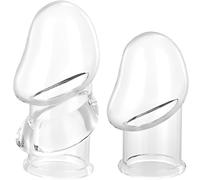 EKRIZY Lot 2 Gaines Pénis Transparentes Taille Standard, Allonge Et Retarde L'Éjaculation, Jouet Sexuel Couple