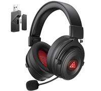 EKSA E900BT Casque Gaming sans Fil, Casque Gamer Bluetooth Wireless 2.4GHz Type-C & USB Dongle, Casque PC avec Micro Antibruit ENC, 50Hrs D'autonomie, Casque avec Jack 3,5mm pour PS4/PS/PC