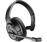 EKSA H1 Micro-casque supra-auriculaire Bluetooth Mono noir Suppression du bruit du microphone, Noise Cancelling volume réglable ordinateur