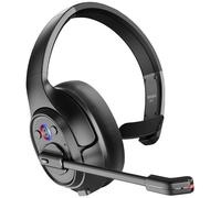 EKSA H1 Micro-casque supra-auriculaire Bluetooth Mono noir Suppression du bruit du microphone, Noise Cancelling volume réglable
