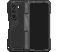EKSED Coque pour Samsung Galaxy Z Fold 5 5G, Coque de Protection intégrale Antichoc avec béquille cachée, Robuste et Durable en PC, Anti-Rayures