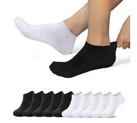 EKSHER Chaussettes Noires Homme 43-46 10 Paires Chaussettes Homme 43-46 Sport Socquettes Homme 43-46 Chaussettes Blanches Femme Chaussettes Running Homme Chaussettes Sport Chaussettes Randonnée Femme