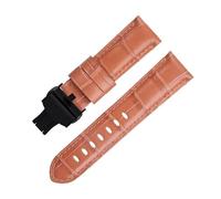 EKSIL 20mm 22mm 24mm souple cuir de vache véritable bracelet de montre pour Panerai Strap For PAM441/438 Series Belt Accessories, 20 mm