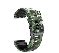 EKSIL 22 26 mm QuickFit Bracelet pour Garmin Fenix 7X 7 Solar/6X 6 Pro 5 5X Plus 3HR/Epix Bracelet en silicone Quick Eelease, 22mm Fenix 6 6Pro, Agate