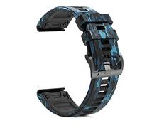 EKSIL 22 26mm QuickFit Bracelet Pour Garmin Fenix 7X 7 Solar/6X 6 Pro 5 5X Plus 3HR/Epix Smart Watch Bands Quick Eelease Bracelet en silicone, 22mm Fenix 6 6Pro, Agate