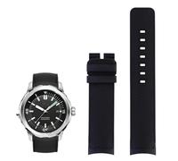 EKSIL Bracelet de montre Fluororubber pour IWC Aquatimer Family Darwin's Adventure IW376803 IW379503 Bracelet de montre à dégagement rapide 22 mm pour homme, 22mm, Agate