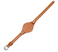 EKSIL Bracelets de montre en cuir véritable pour Fossil ES3077 ES2830 ES3262 ES3060 - Petit bracelet élégant pour femme, 8mm gold clasp, Agate