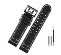 EKSIL Hamilton Khaki Aviation Watch H77616533 H70615733 Bracelet de montre en cuir véritable jazz field pour homme 20 22 Style militaire, 22mm, Agate