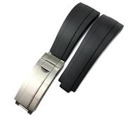 EKSIL OYSTERFLEX DEEPSEA Bracelet de montre en caoutchouc pour Rolex Yacht Master Submariner Daytona GMT 19 mm, 20 mm, 21 mm, 20 mm