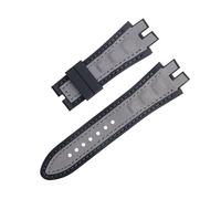 EKSIL Pour Excalibur Series 28 mm Cuir Nubuck Ceinture Silicone Bracelet De Montre Accessoires Fit Pour Roger Dubuis Strap, 28mm, Agate