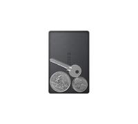 Ekster Plateau porte-monnaie | Porte-monnaie en aluminium | Porte-monnaie amovible et porte-clé | Accessoire supplémentaire fin et minimaliste, noir, Plateau minimaliste pour pièces de monnaie