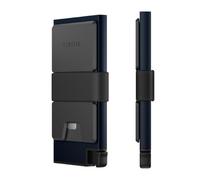 Ekster Portefeuille avec Porte-Cartes en Aluminium | Portefeuille RFID pour Homme et Femme | Portefeuille Fin et Minimaliste en Aluminium avec Porte-Cartes Pop-up (Bleu Nuit)