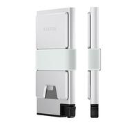 Ekster Portefeuille Porte-Cartes en Aluminium | Portefeuille RFID pour Homme et Femme | Portefeuille Fin et Minimaliste en Aluminium avec Porte-Cartes Pop-up, Argenté., Taille Unique, Minimaliste