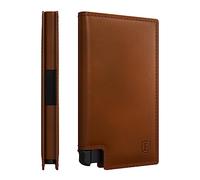 Ekster Recycled Parliament Portefeuille pour homme | Porte-carte minimaliste en cuir avec blocage RFID | Portefeuille fin pour homme - Conçu pour un accès rapide aux cartes avec bouton poussoir (sable