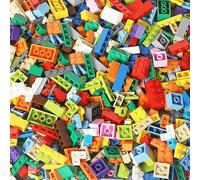 ekuzi Lot de 1000 blocs de construction classiques compatibles avec les briques classiques basiques - 1 000 fois la créativité - Fragments de pierre pour des aventures de construction sans fin